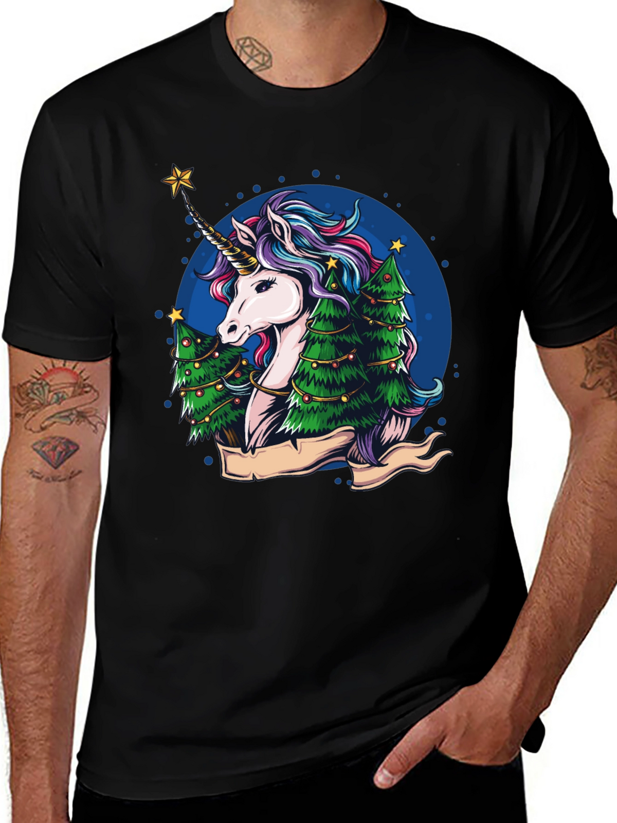 Unicorn Christmas T-Shirt