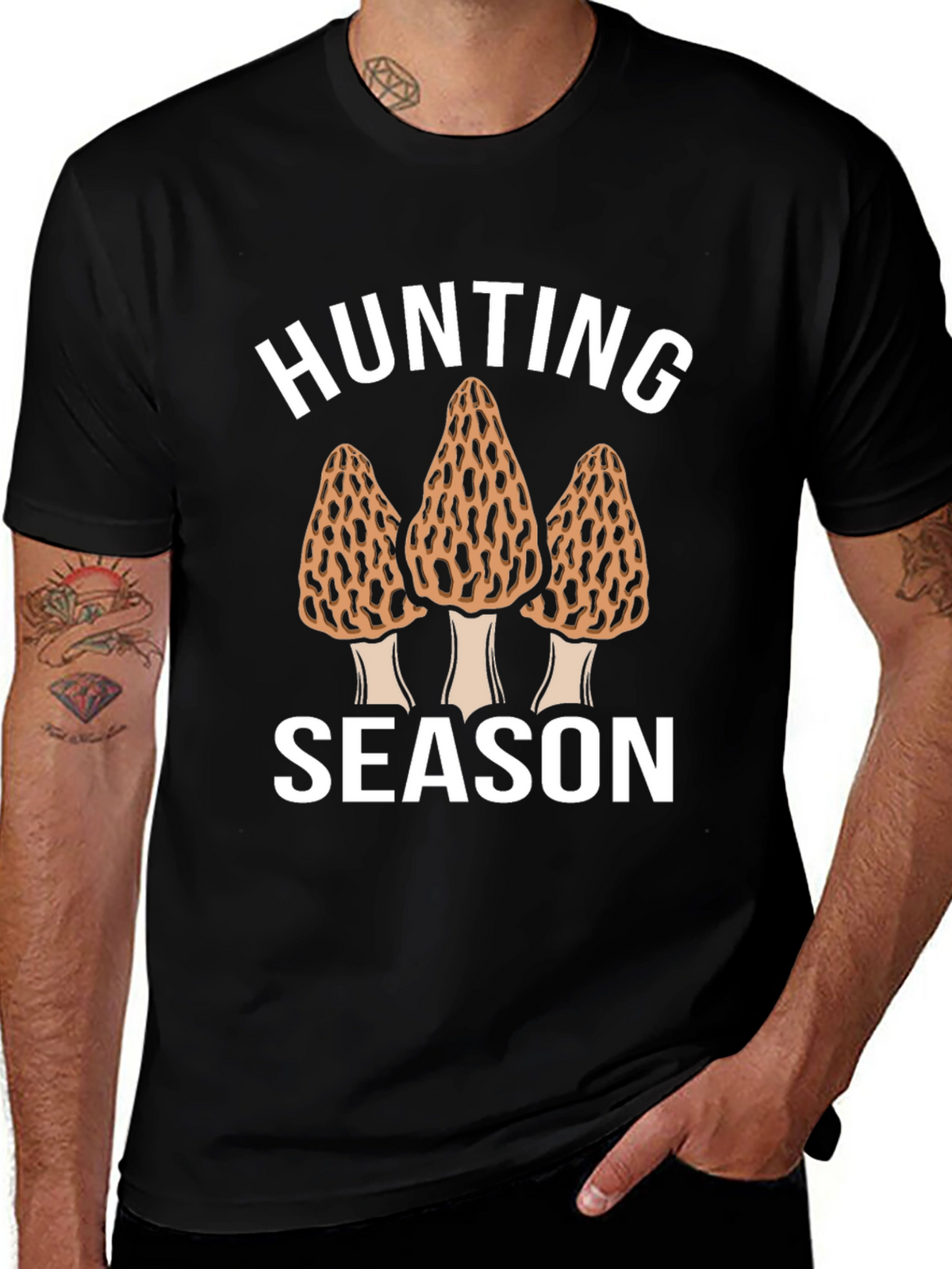 Hunting Season Morel Mushroom T-Shirt