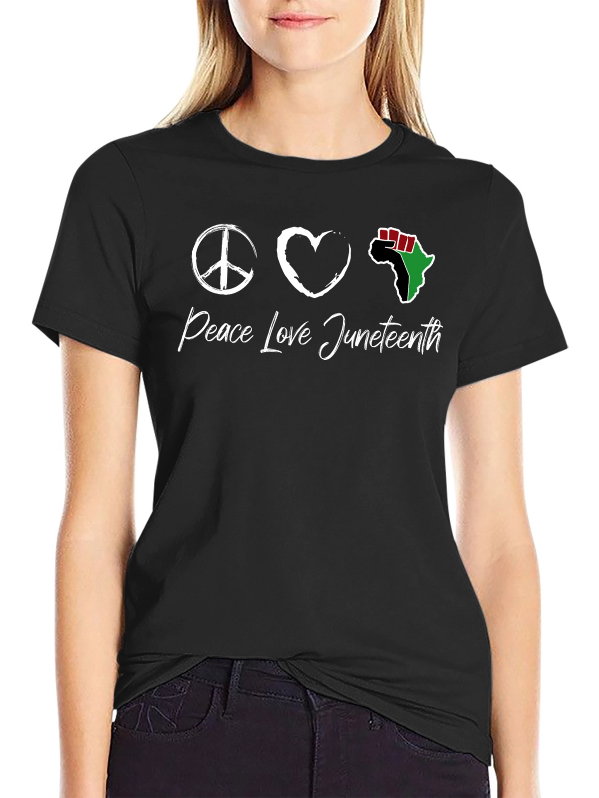 Peace Love Juneteenth T-Shirt