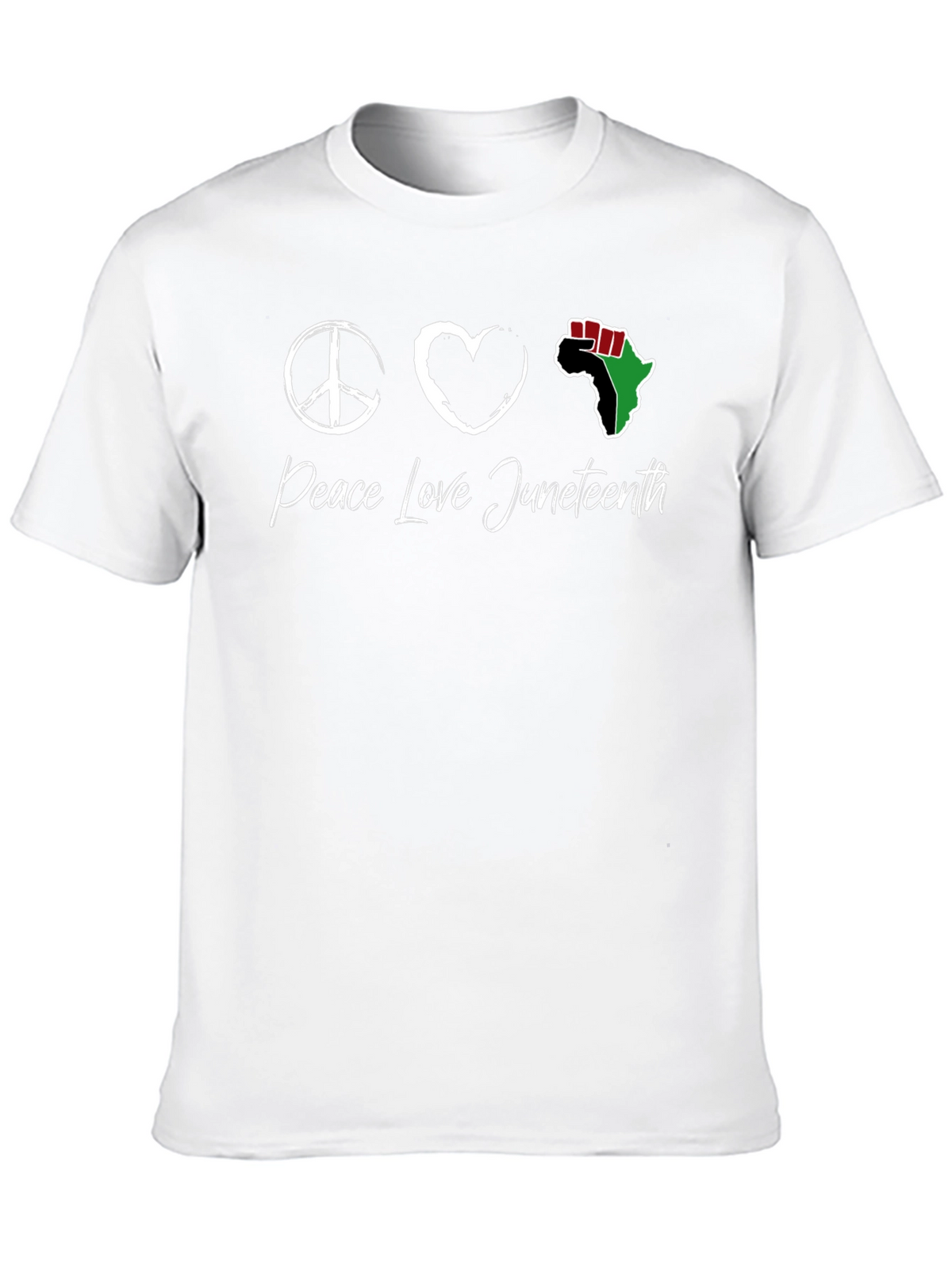 Peace Love Juneteenth T-Shirt
