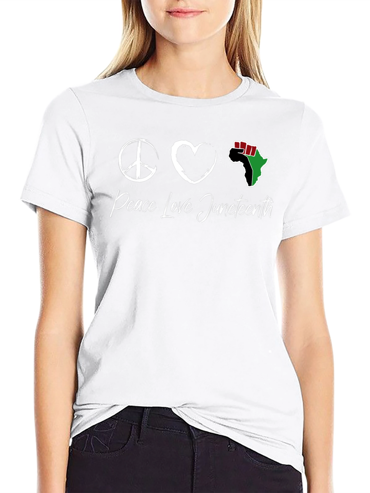 Peace Love Juneteenth T-Shirt