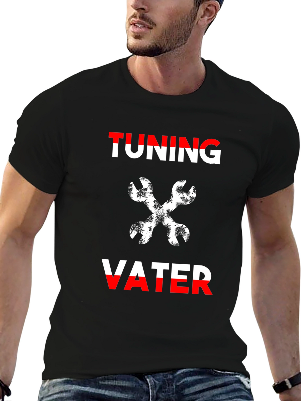 Tuning Vater Graphic T-Shirt - Mechanic Dad Gift