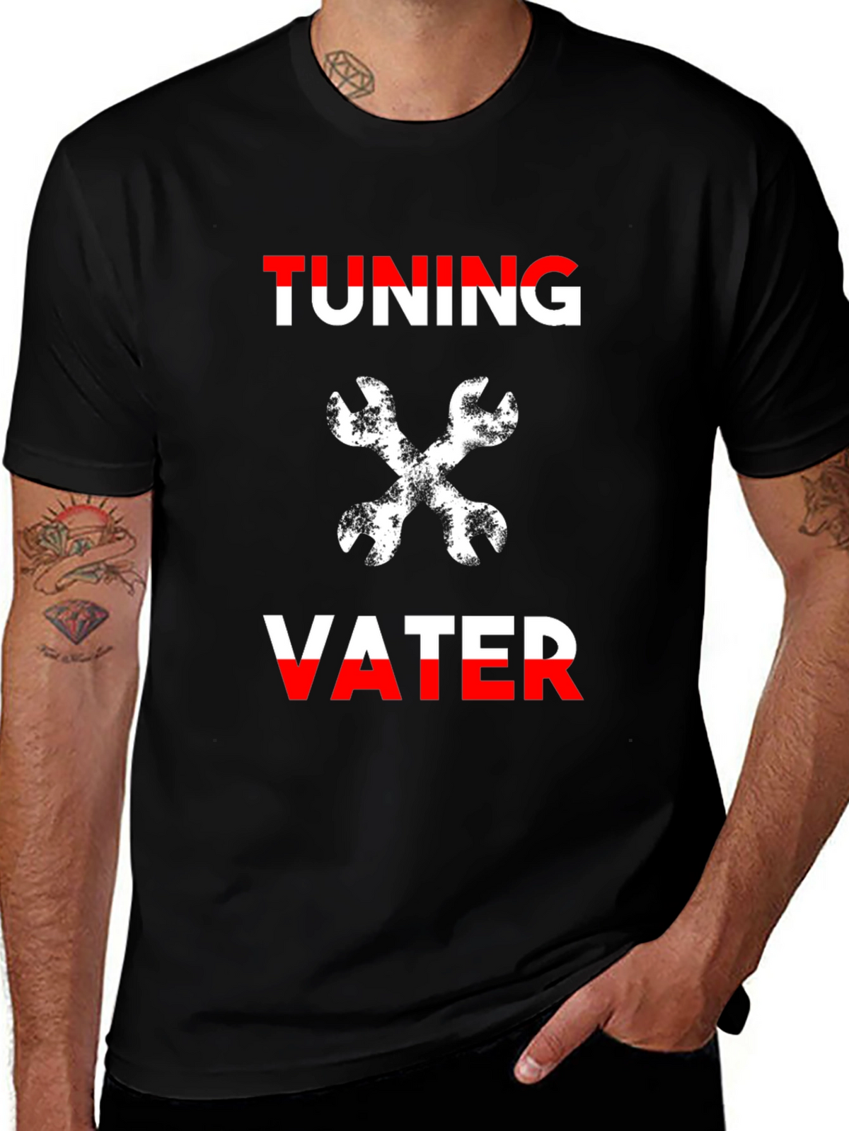 Tuning Vater Graphic T-Shirt - Mechanic Dad Gift