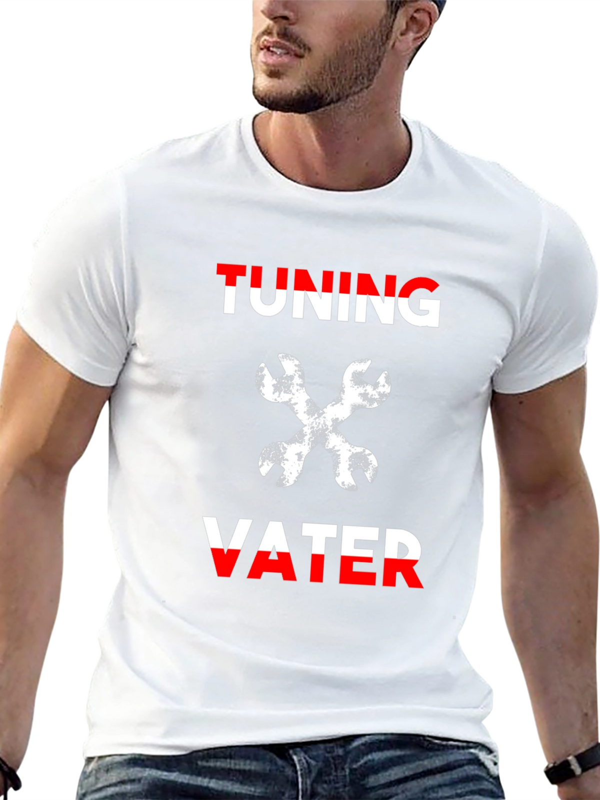 Tuning Vater Graphic T-Shirt - Mechanic Dad Gift