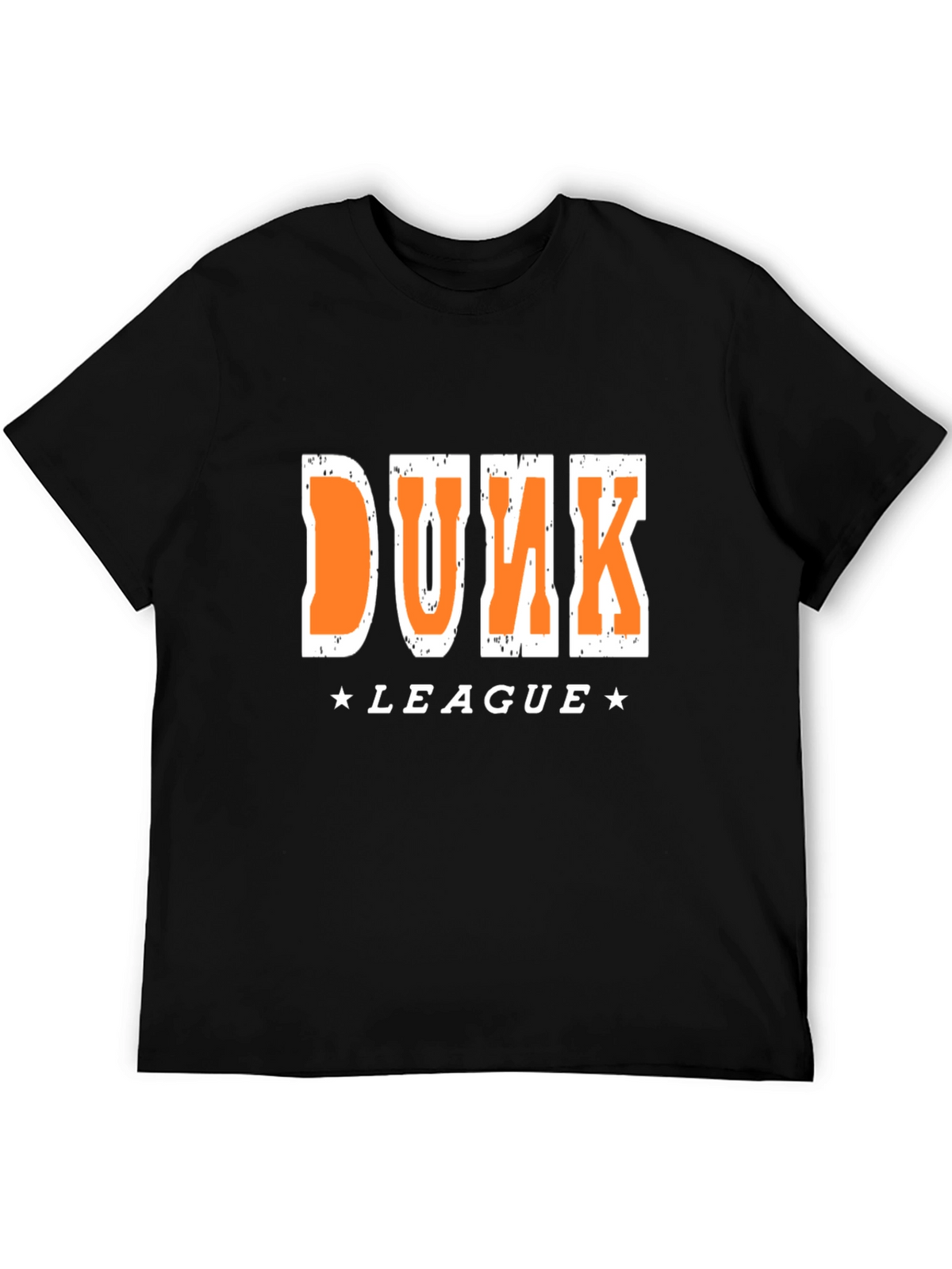 Dunk League Graphic T-Shirt - Black Cotton Tee