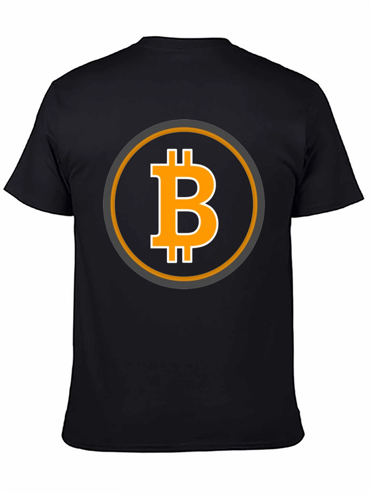 Bitcoin Logo Graphic Tee - Black
