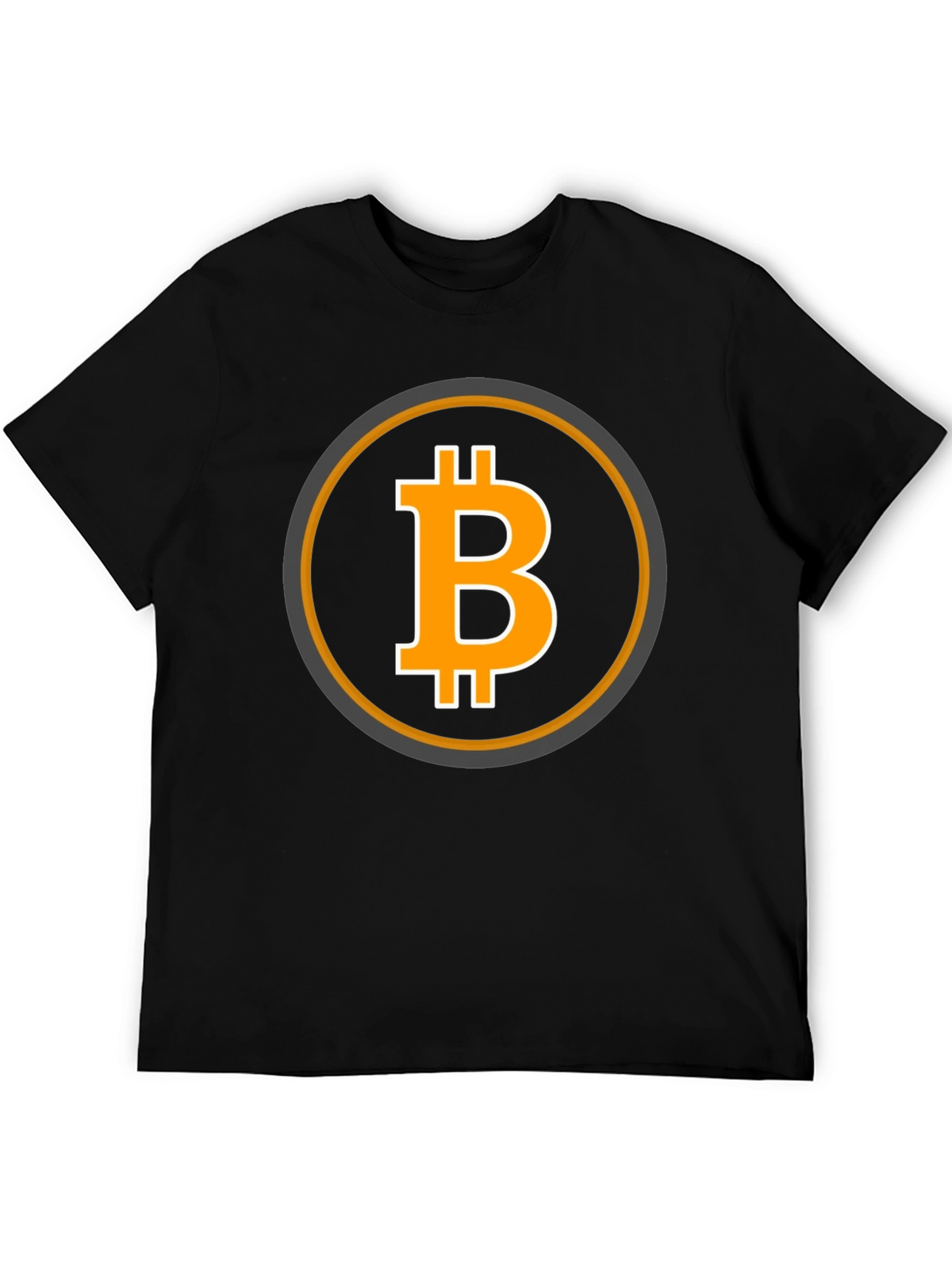 Bitcoin Logo Graphic Tee - Black