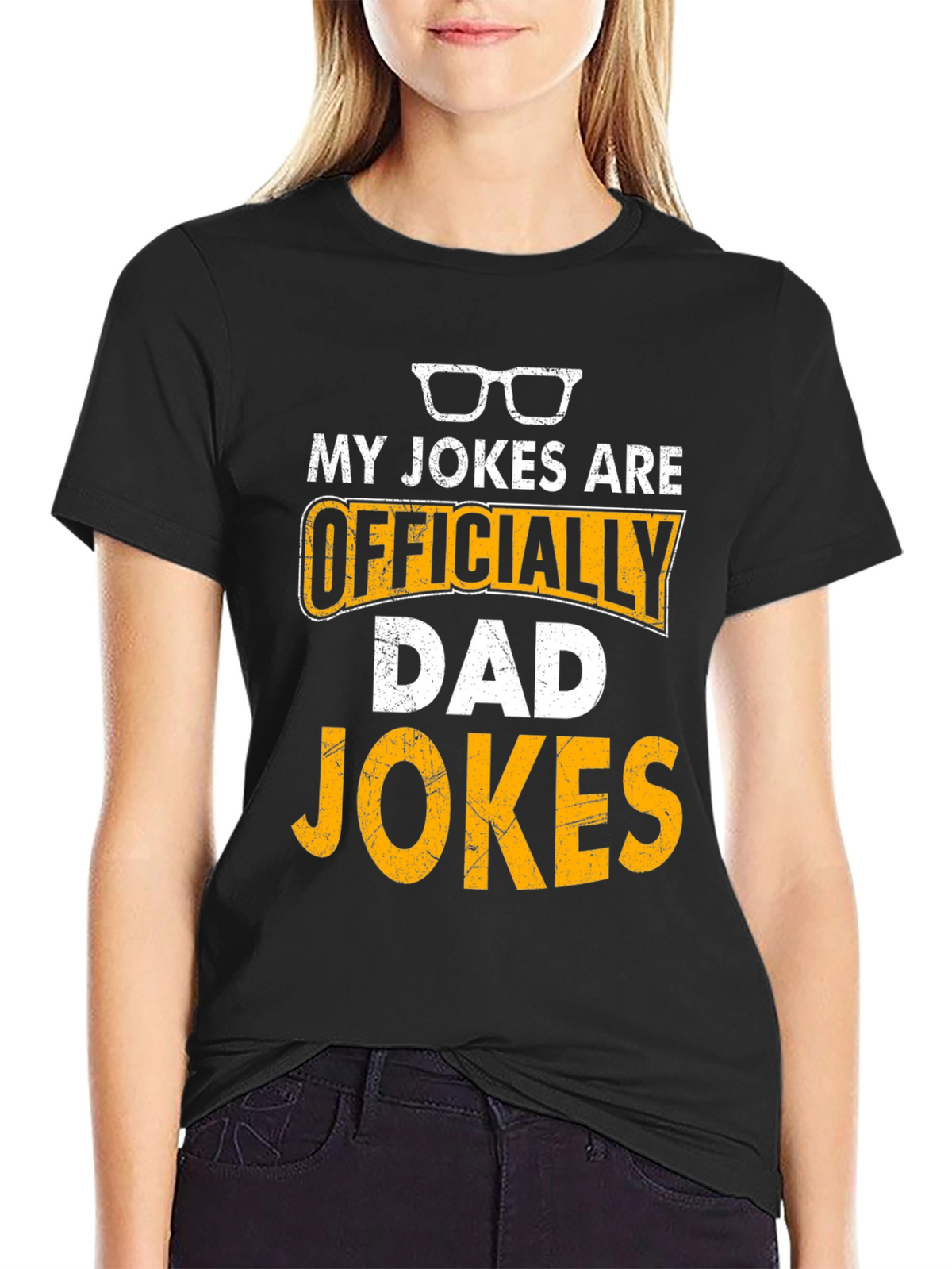 Officially Dad Jokes T-Shirt Funny Fathers Day Gift