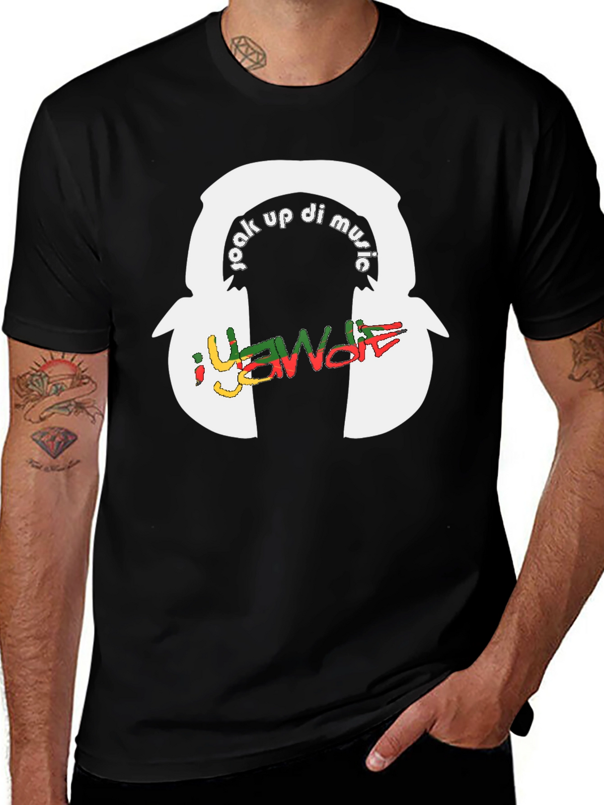 Soak Up Di Music Reggae Inspired T-Shirt