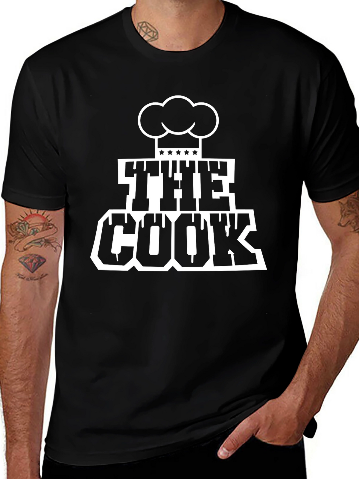 The Cook T-Shirt - Chefs Hat Design