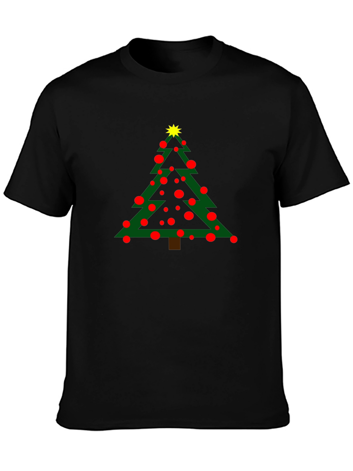 Festive Christmas Tree Graphic Tee - Holiday Cheer!