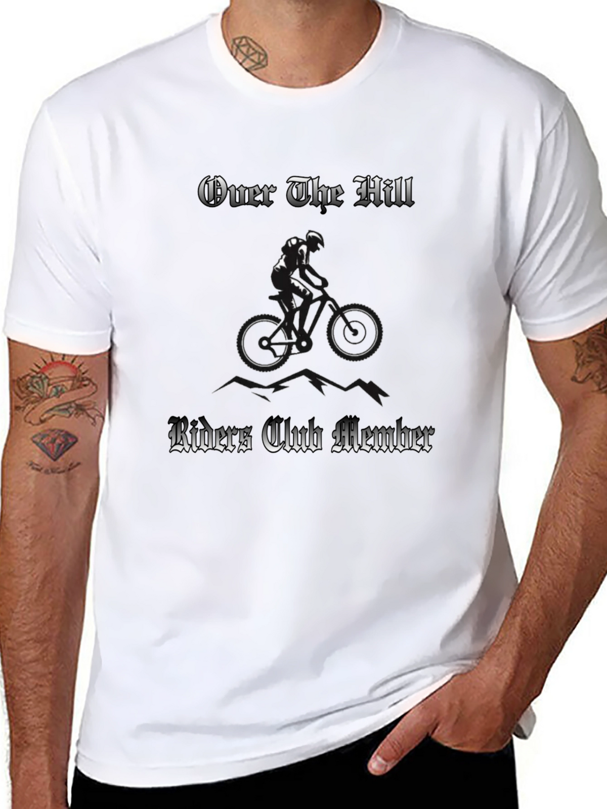 Over the Hill Riders Club Member Black T-Shirt