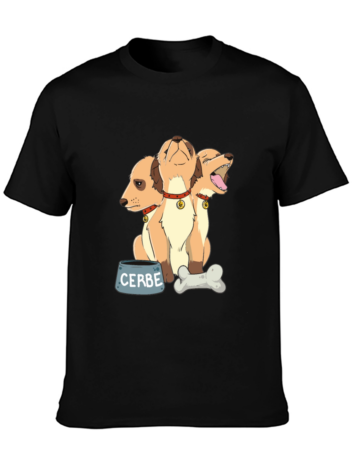 Cerberus Dog T-Shirt - Mythical 3-Headed Puppy Tee
