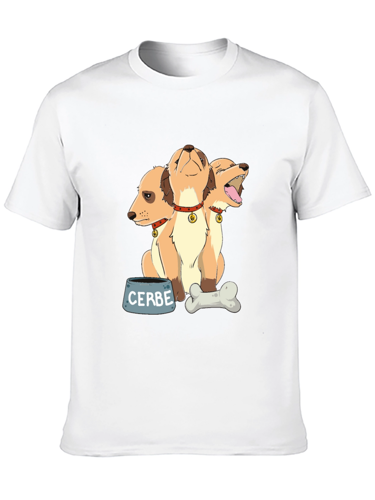 Cerberus Dog T-Shirt - Mythical 3-Headed Puppy Tee