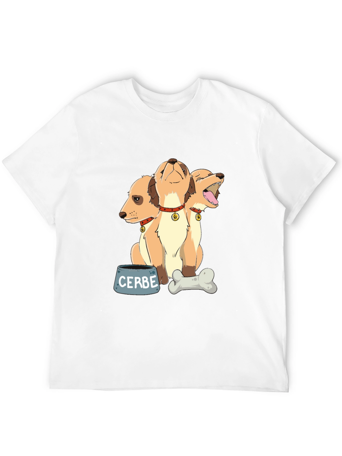 Cerberus Dog T-Shirt - Mythical 3-Headed Puppy Tee