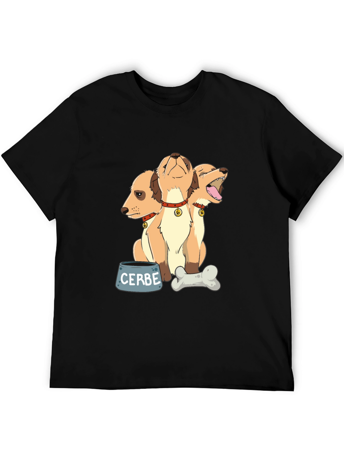 Cerberus Dog T-Shirt - Mythical 3-Headed Puppy Tee