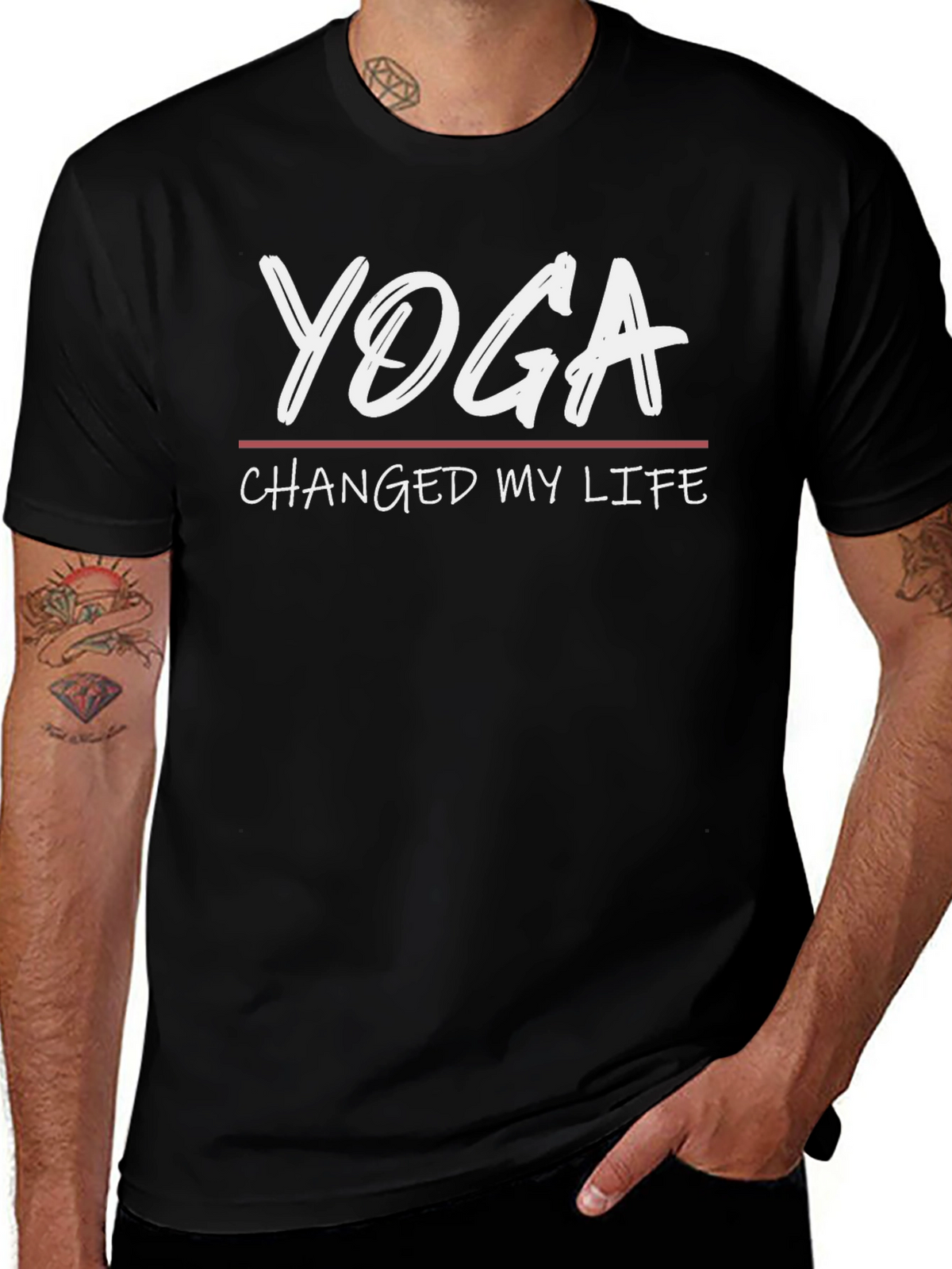 Yoga Changed My Life T-Shirt - Stylish Graphic Tee