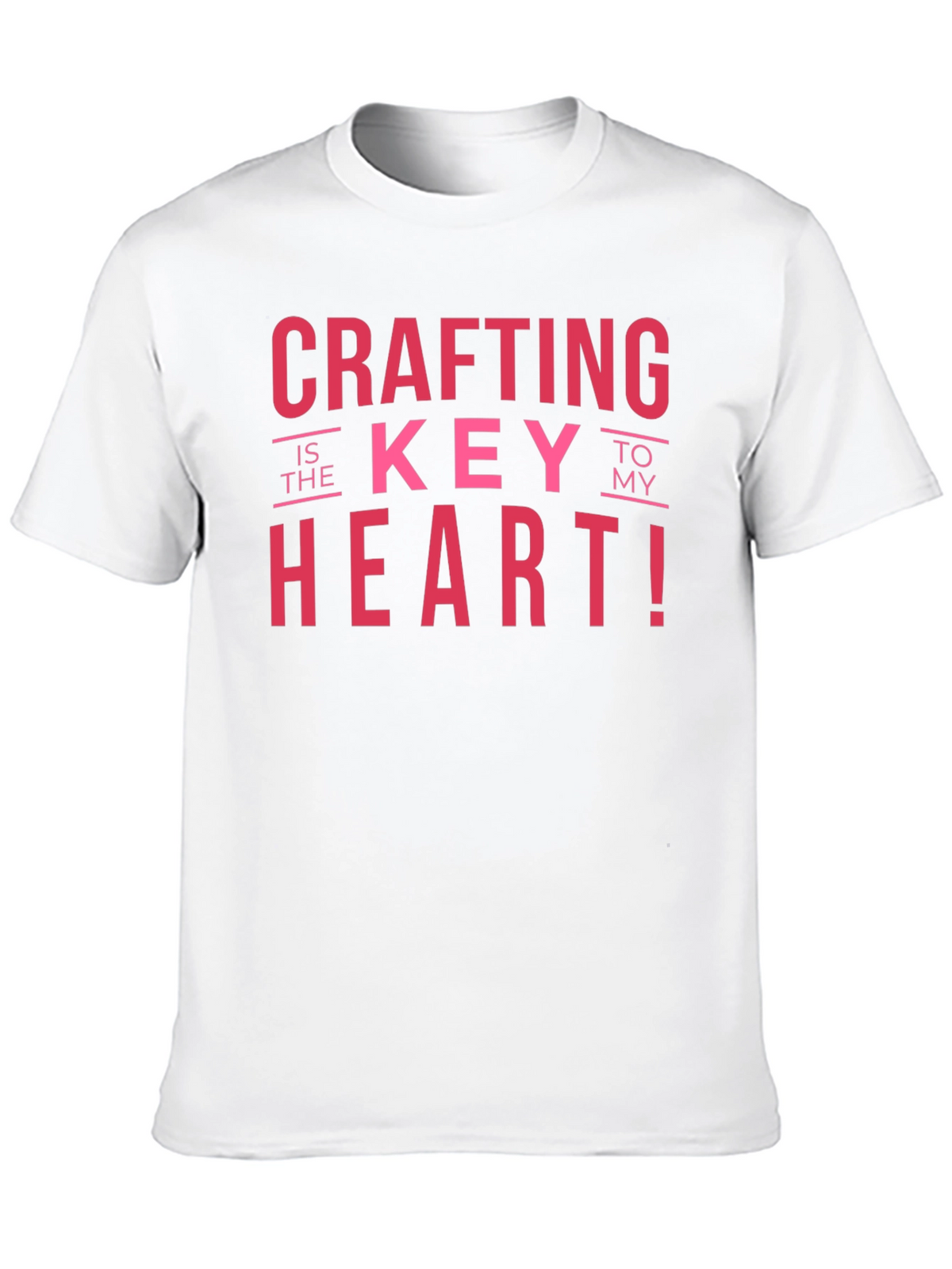Crafting is Key to My Heart Black T-Shirt
