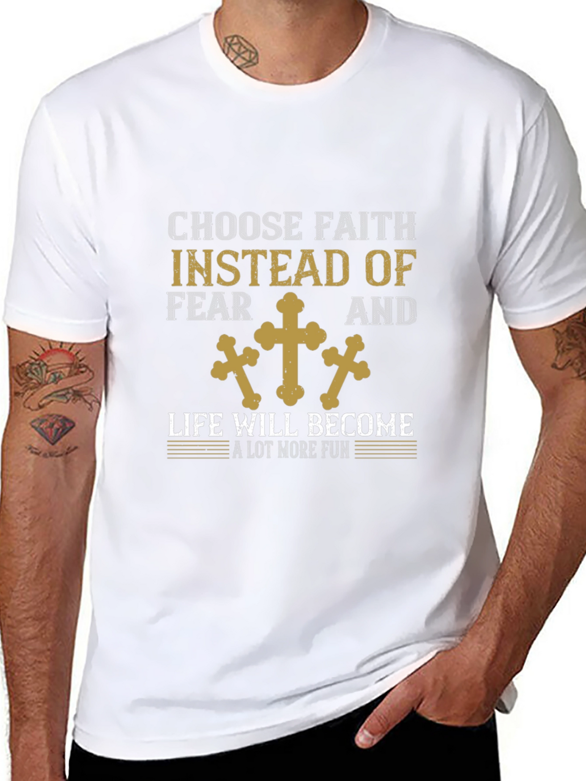 Choose Faith T-Shirt - Inspirational Christian Apparel
