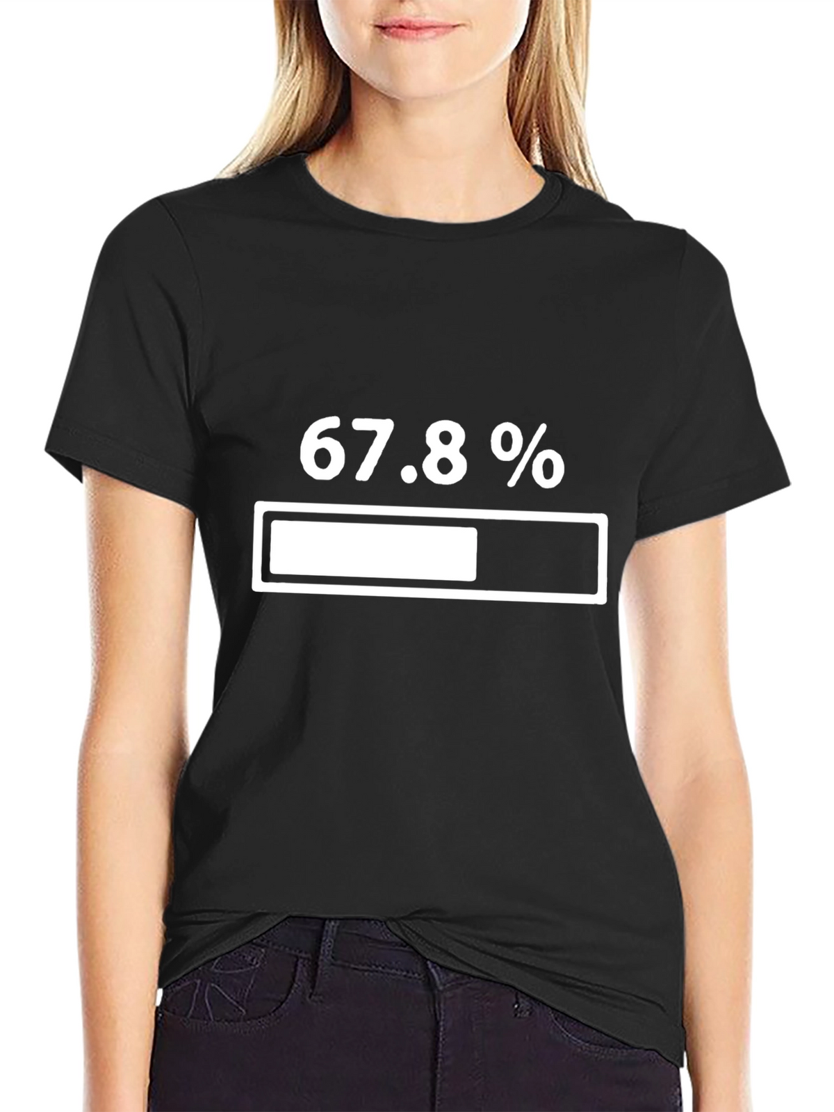 67.8% Loading Black T-Shirt for Everyday Wear