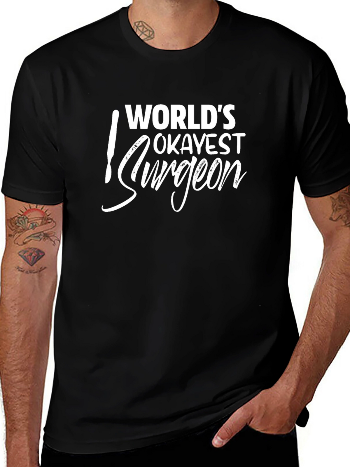 Worlds Okayest Surgeon Graphic Tee