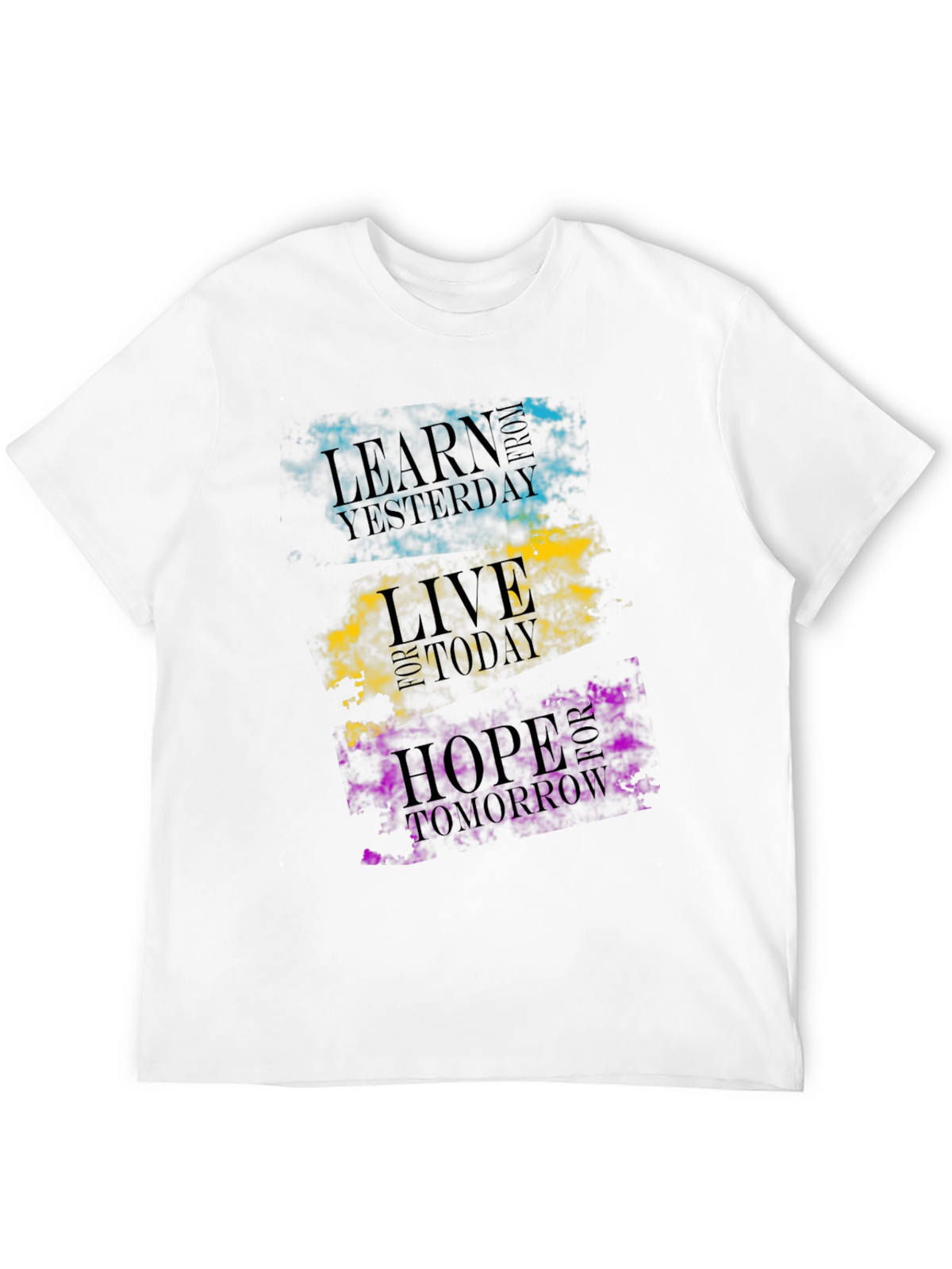 Inspirational Graphic T-Shirt - Learn Live Hope