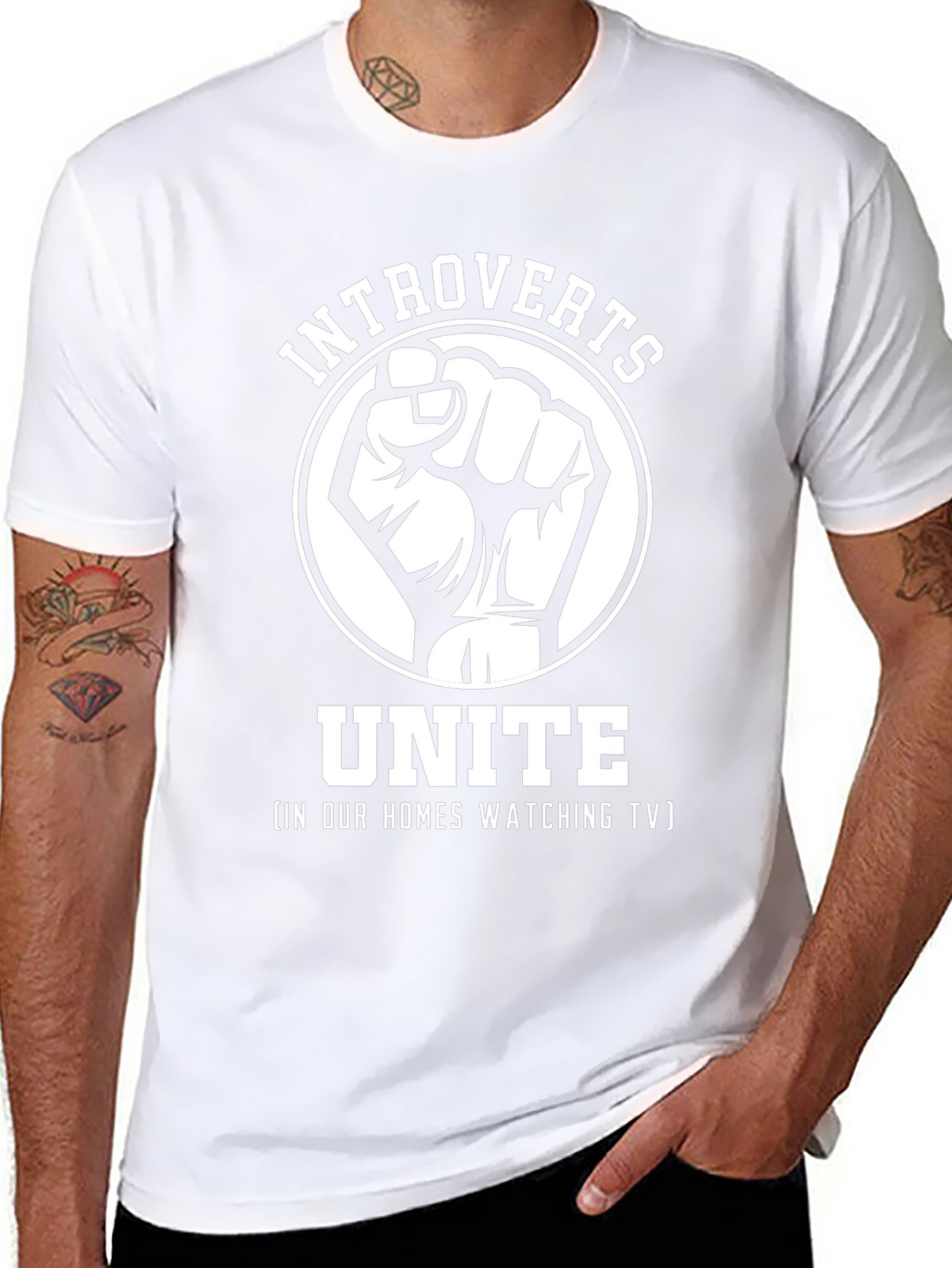 Introverts Unite T-Shirt - Funny Social Distancing Tee