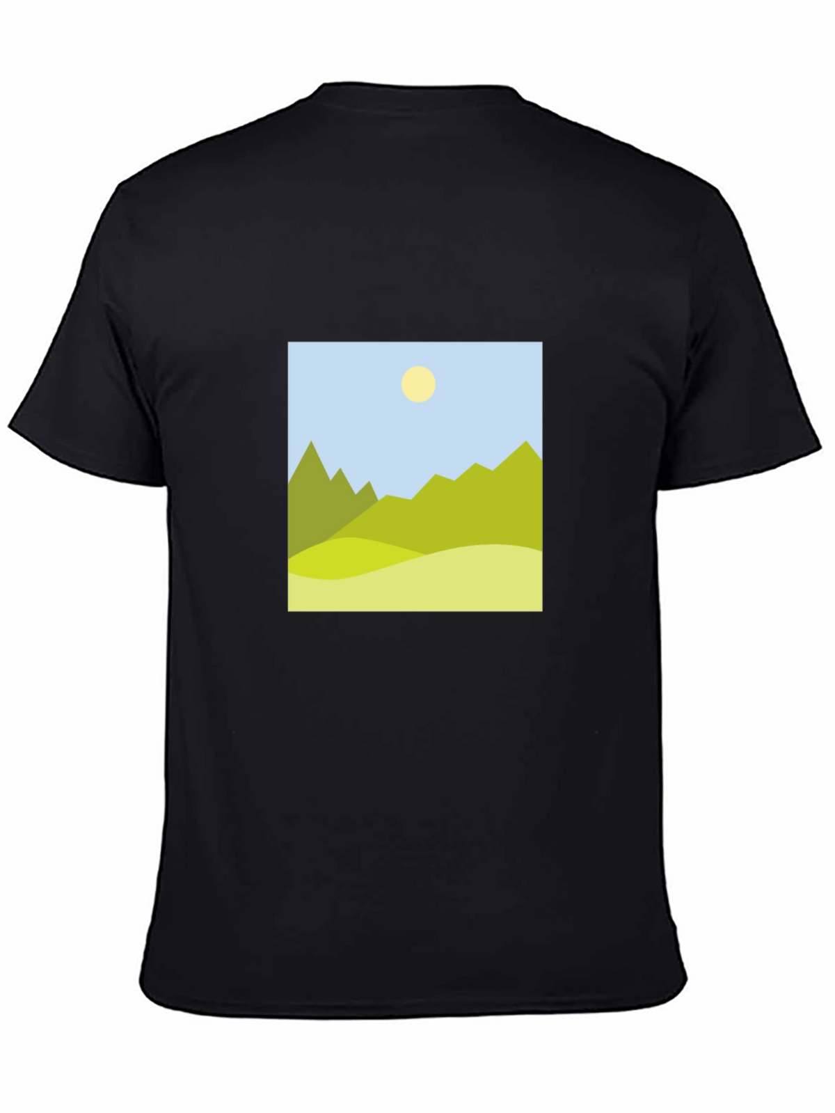 Mountain View Graphic Black T-Shirt
