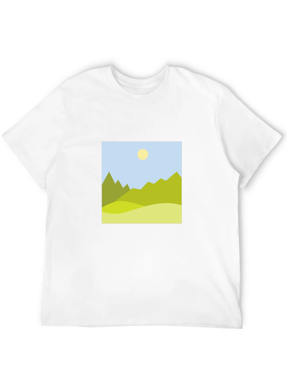 Mountain View Graphic Black T-Shirt