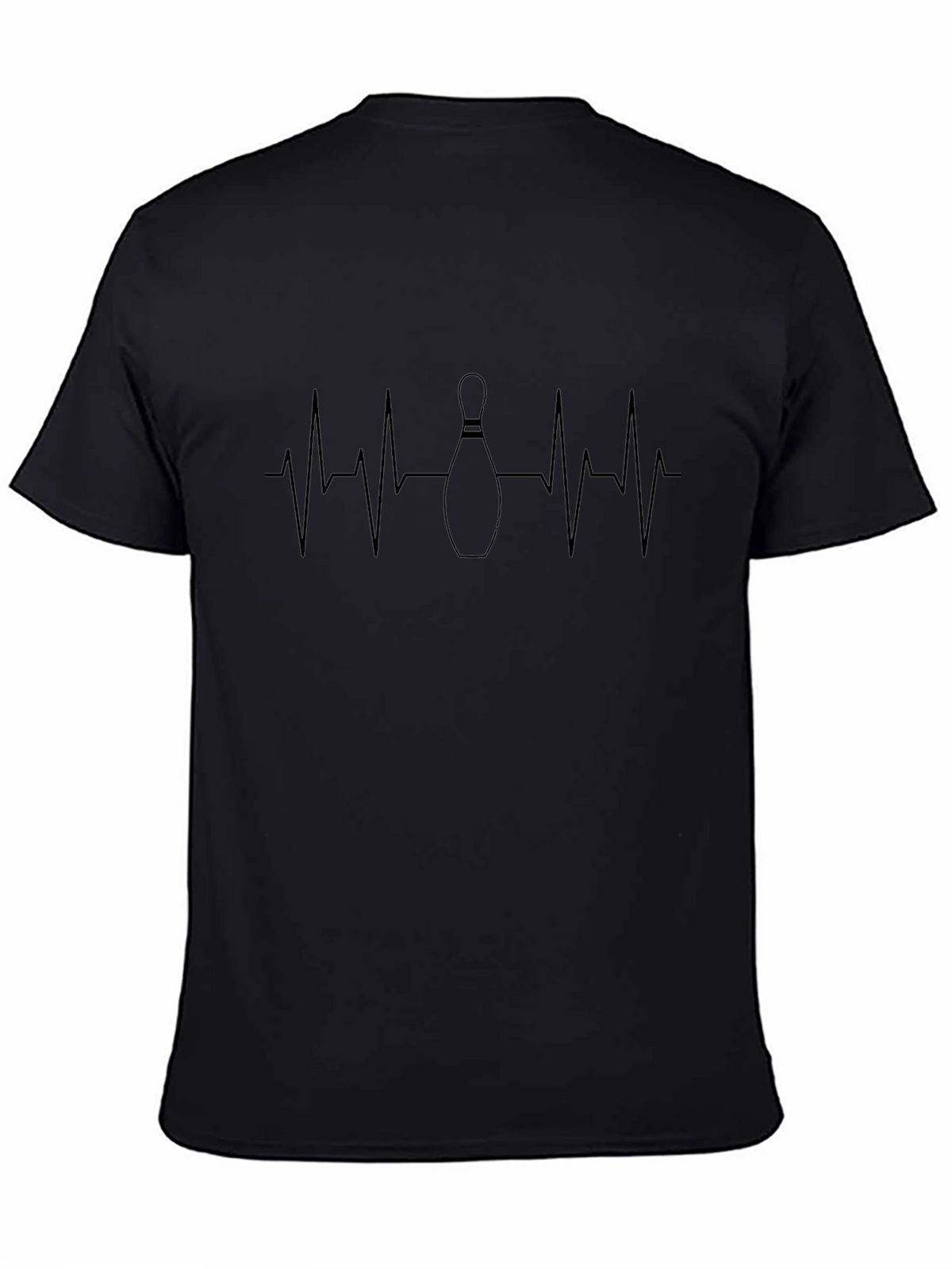 Bowling Heartbeat T-Shirt - Strike Your Style!
