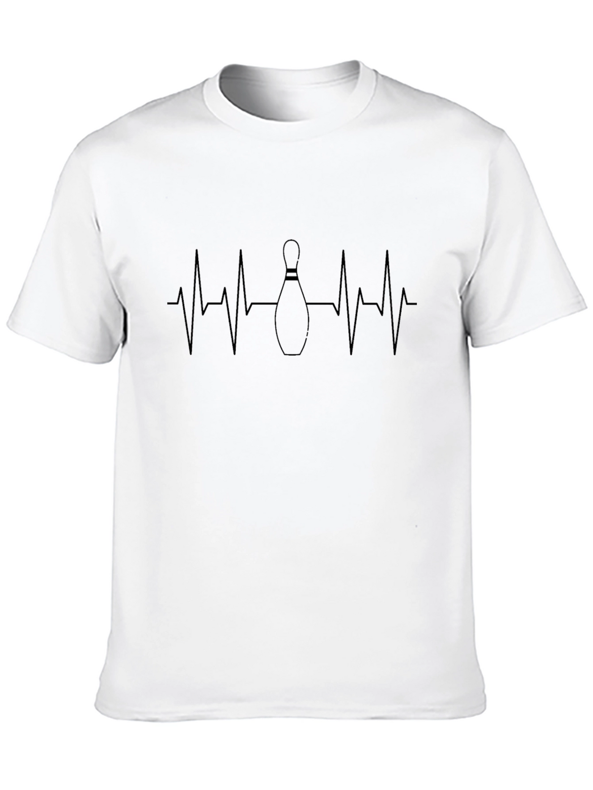 Bowling Heartbeat T-Shirt - Strike Your Style!