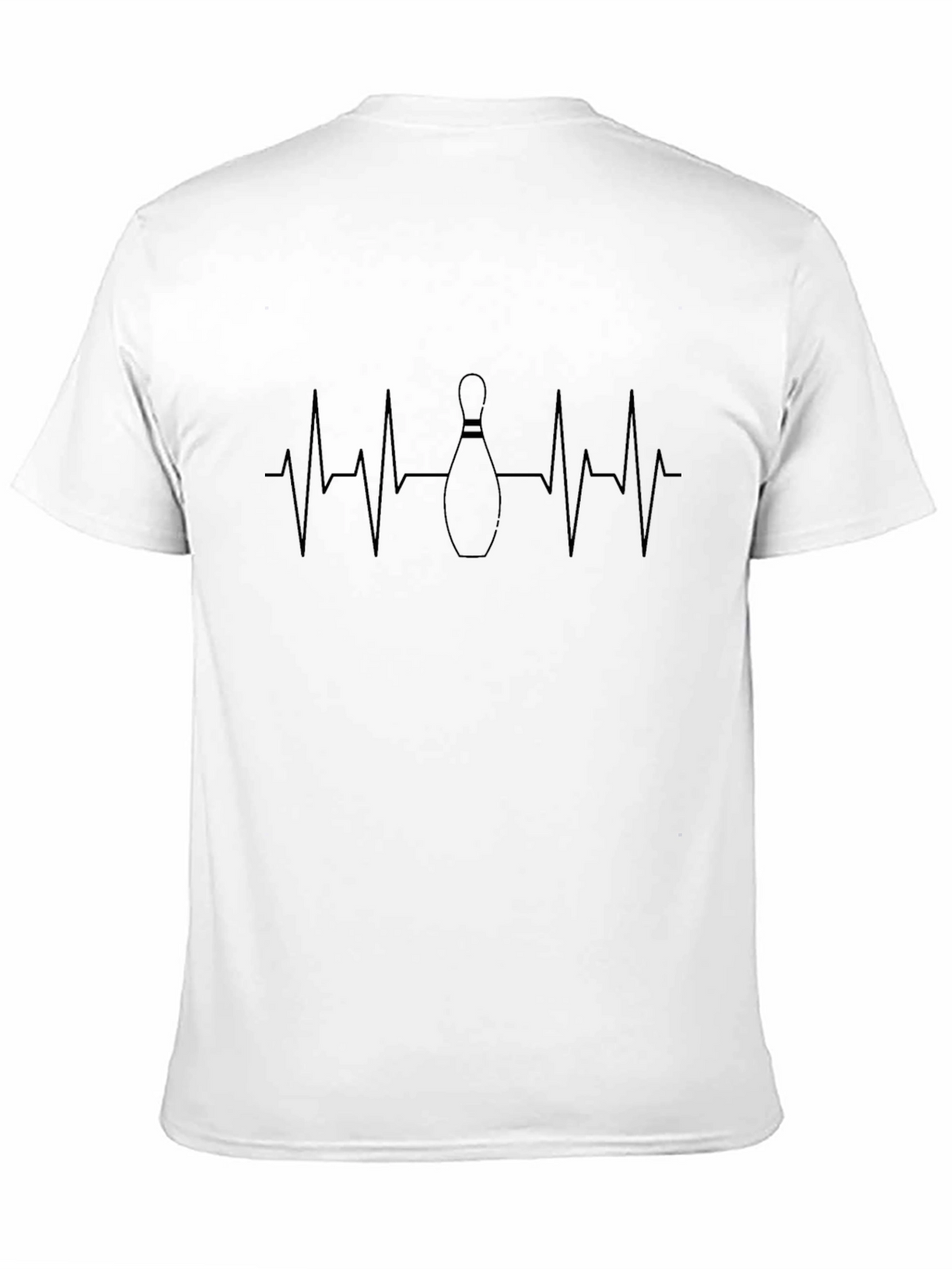 Bowling Heartbeat T-Shirt - Strike Your Style!
