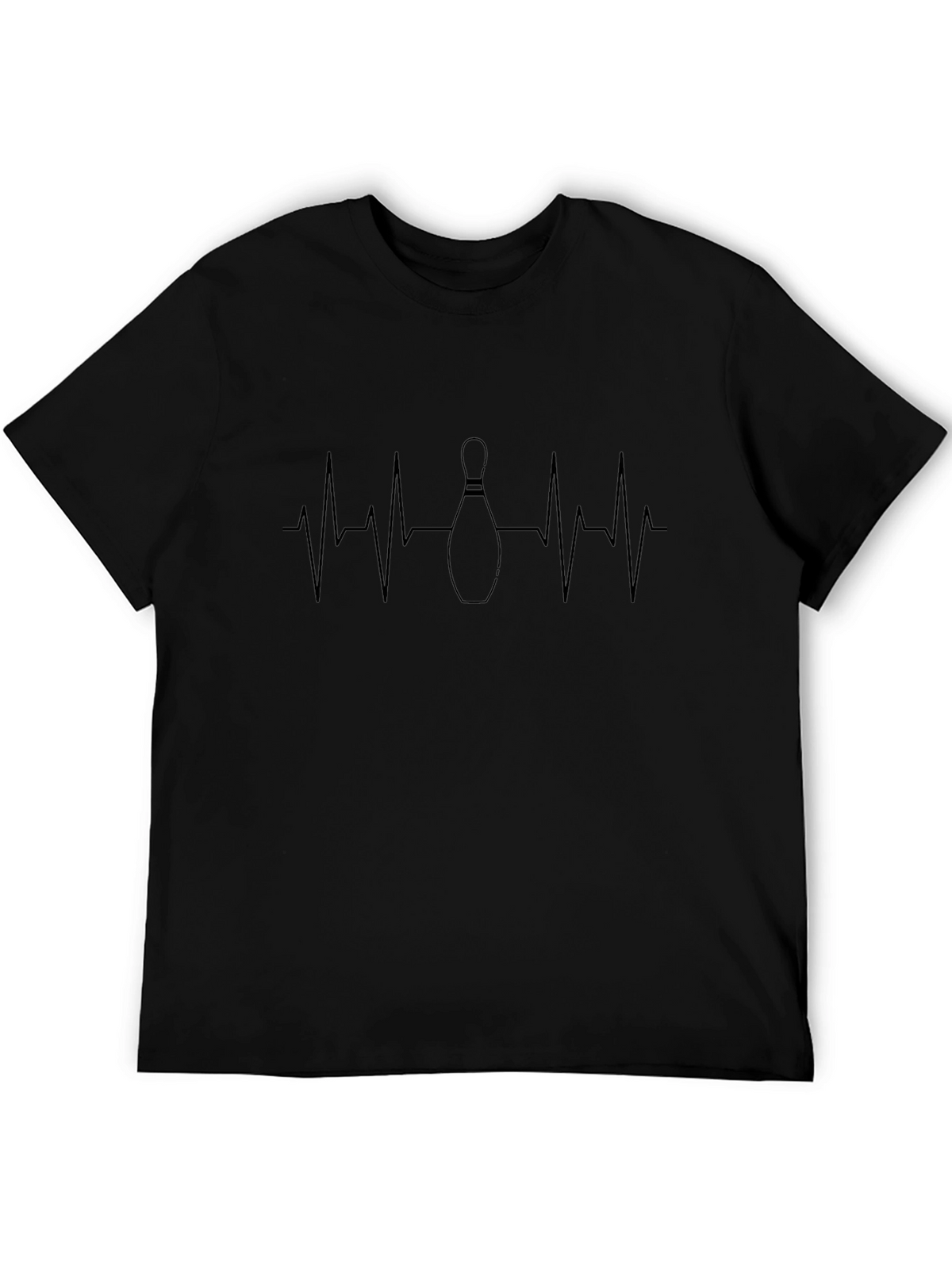 Bowling Heartbeat T-Shirt - Strike Your Style!