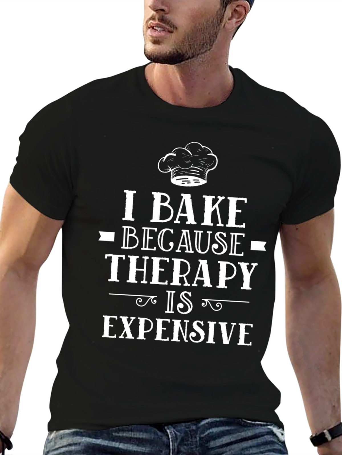 Baking Therapy T-Shirt - Funny Baker Gift