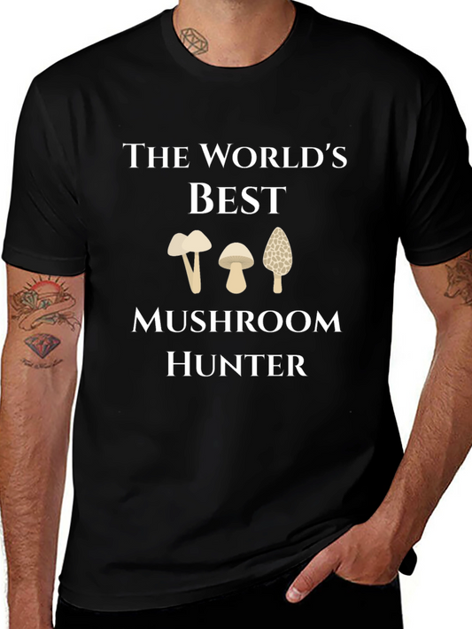 Mushroom Hunter Graphic T-Shirt