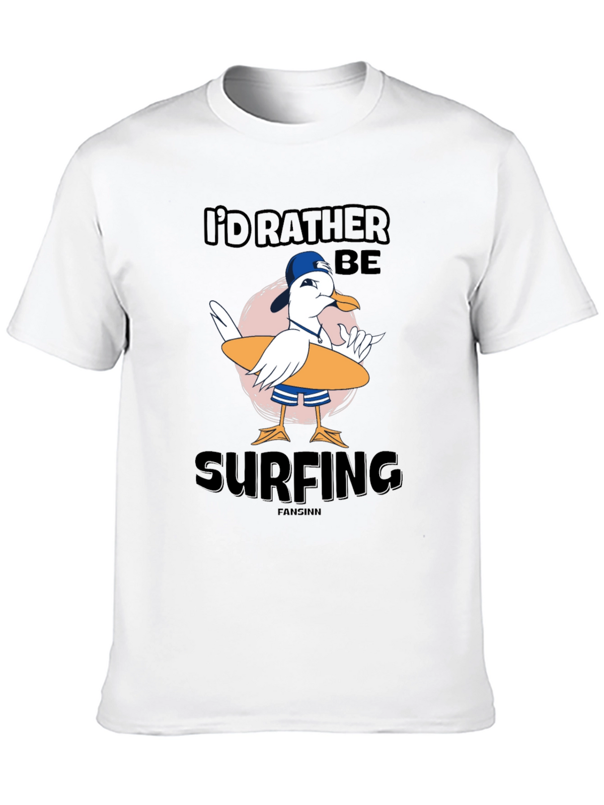 Id Rather Be Surfing T-Shirt - Black