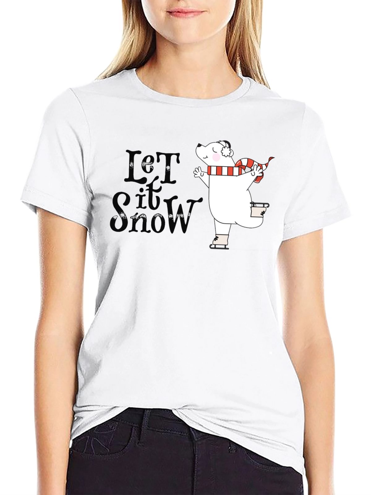 Let It Snow Polar Bear T-Shirt