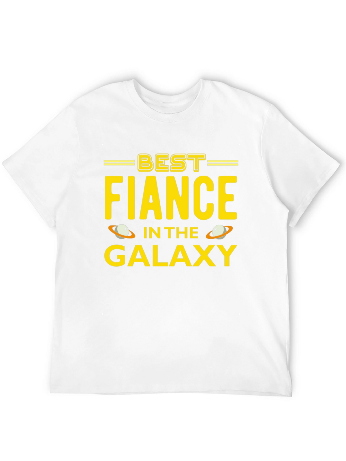 Best Fiance in the Galaxy Black T-Shirt
