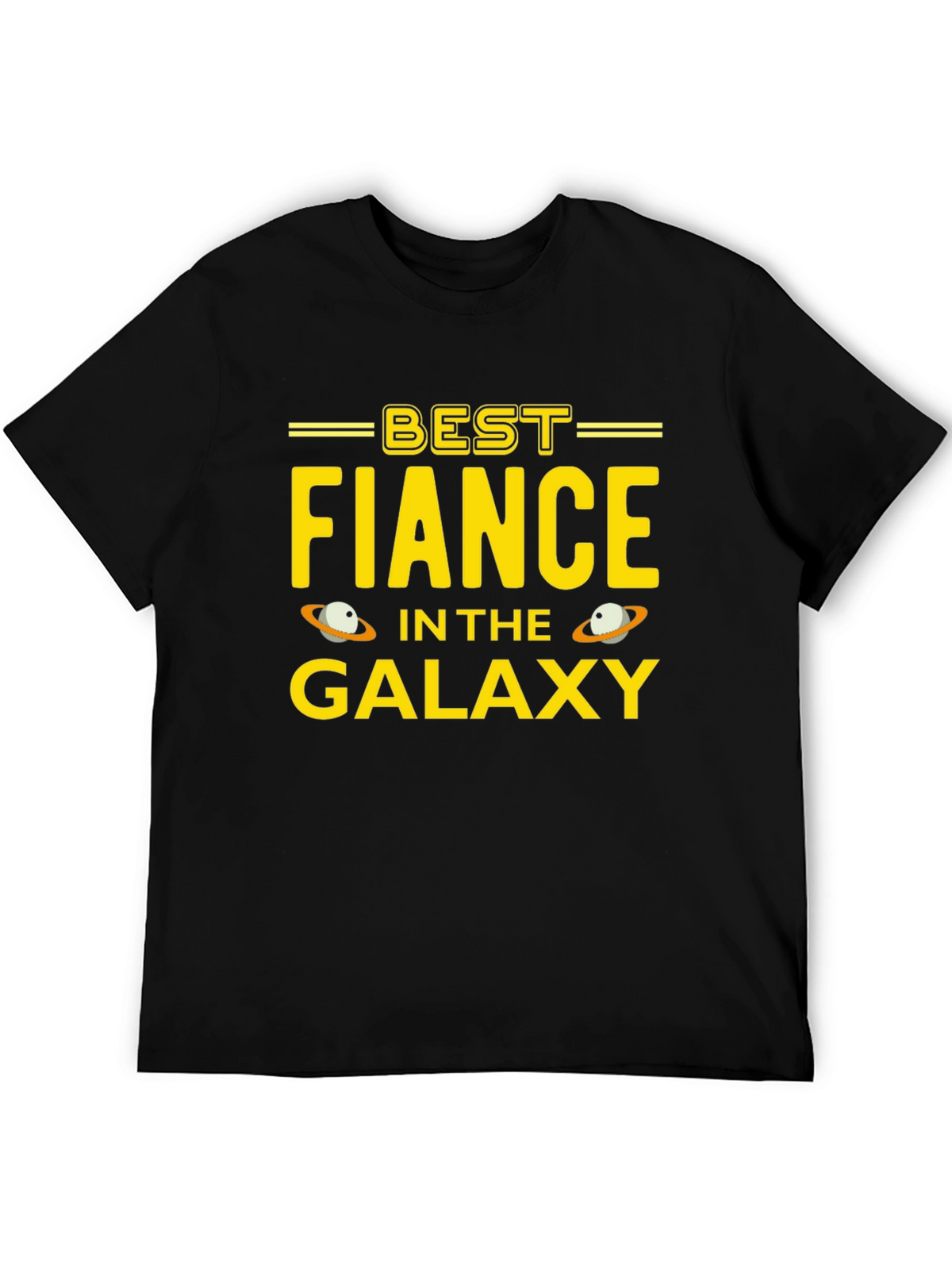 Best Fiance in the Galaxy Black T-Shirt