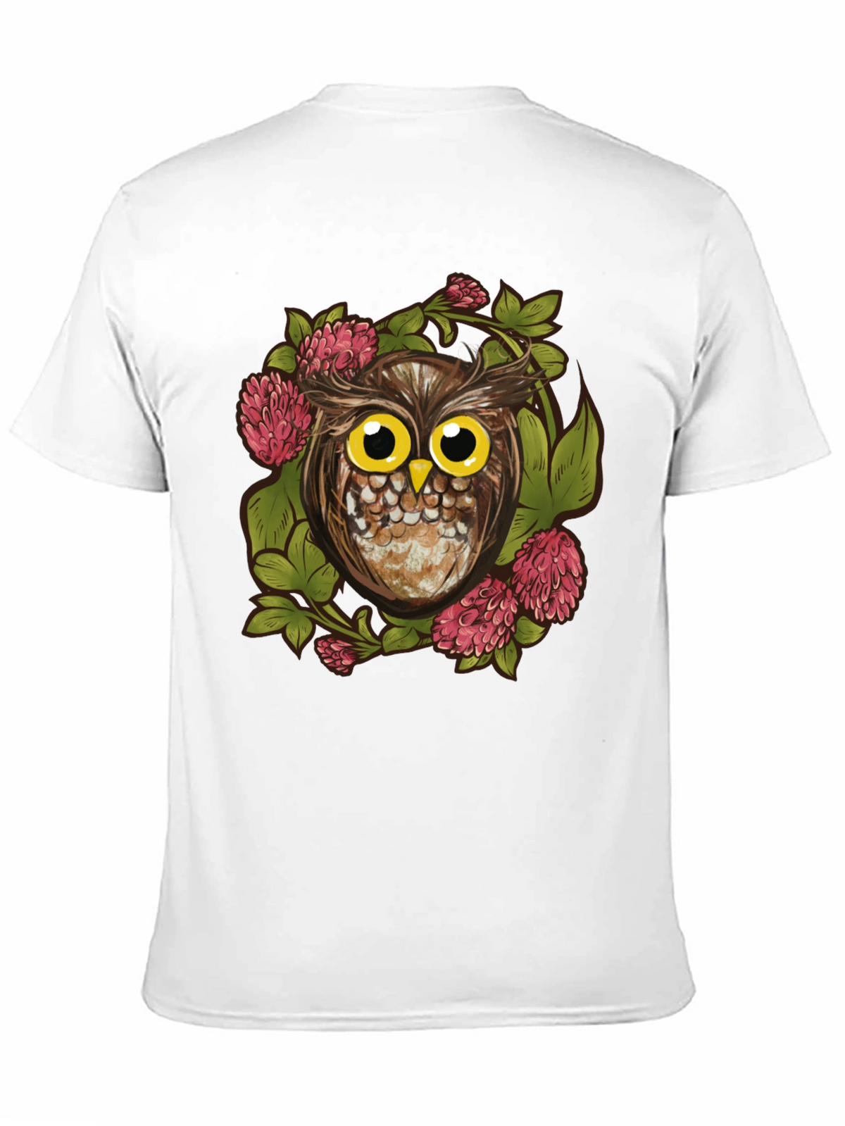 Owl & Clover Graphic Tee - Mens Black T-Shirt