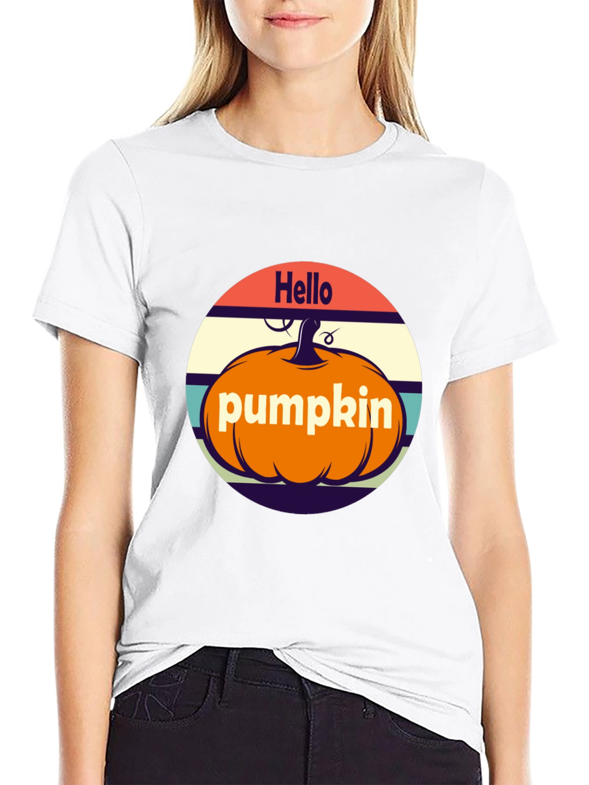 Hello Pumpkin T-Shirt - Fall Vibes