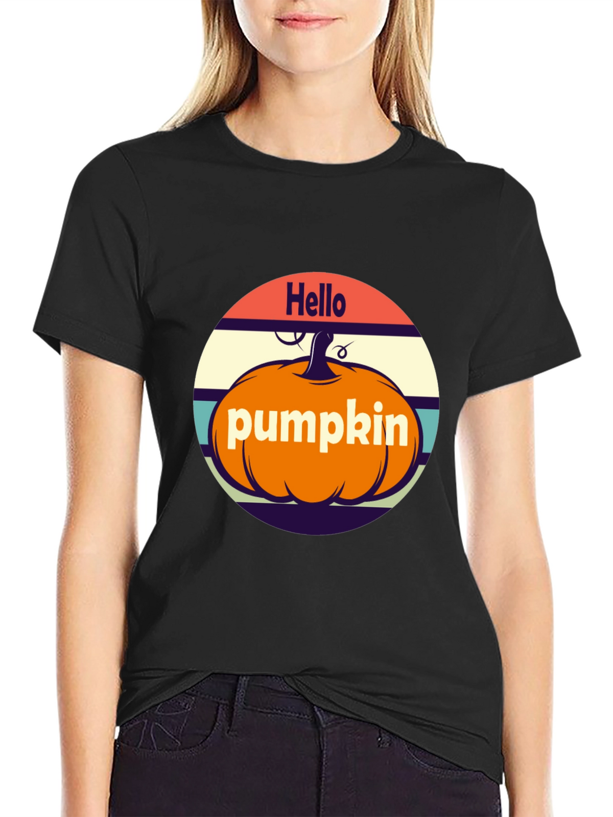 Hello Pumpkin T-Shirt - Fall Vibes