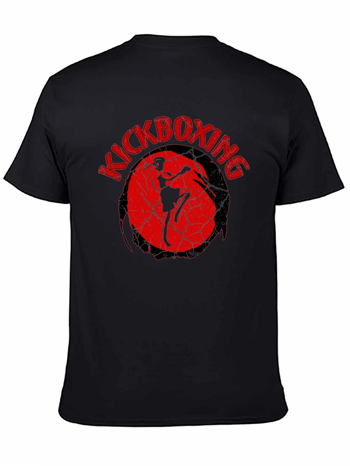 Kickboxing Graphic T-Shirt - Black