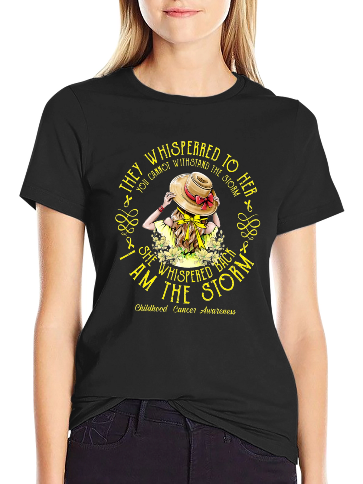 Childhood Cancer Awareness I Am The Storm T-Shirt