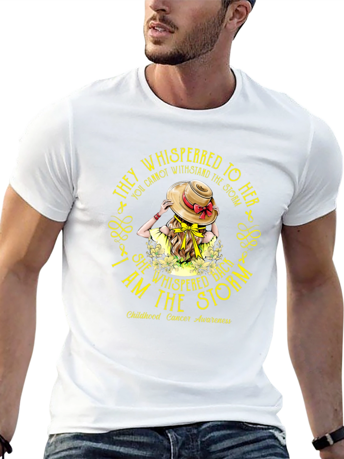 Childhood Cancer Awareness I Am The Storm T-Shirt