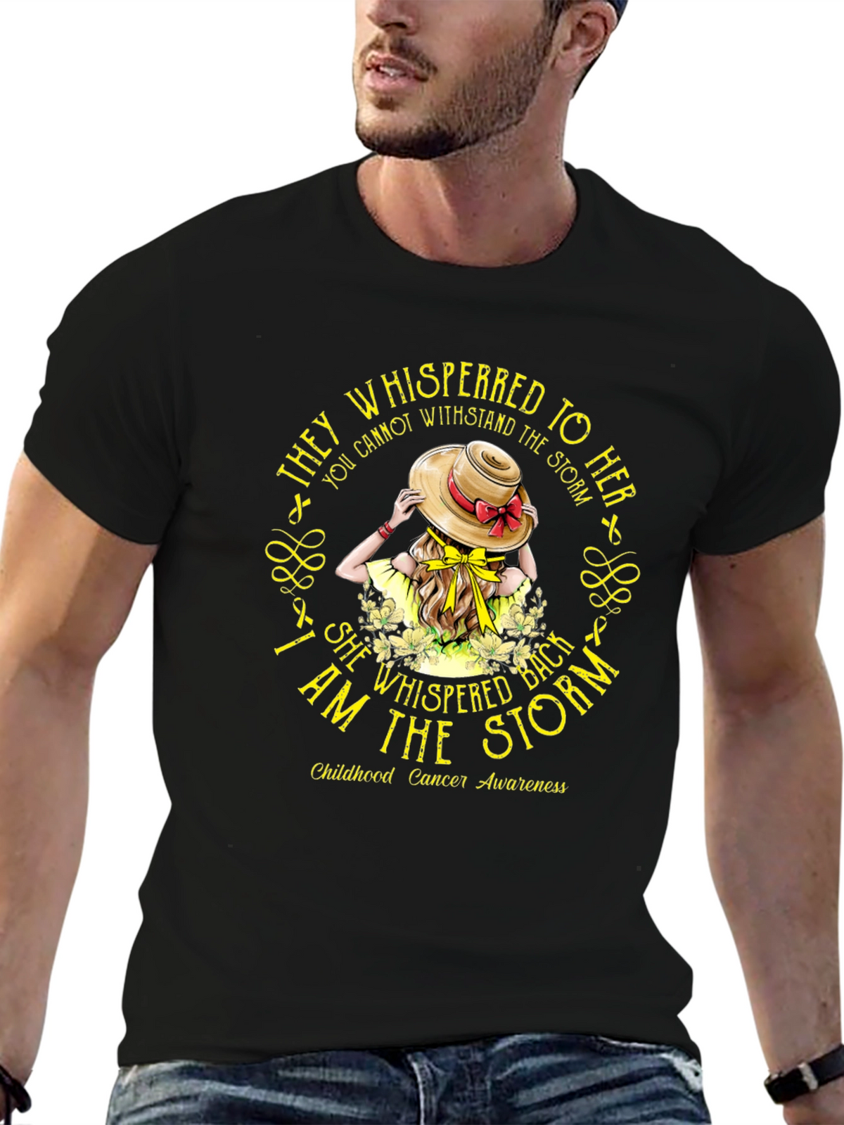 Childhood Cancer Awareness I Am The Storm T-Shirt