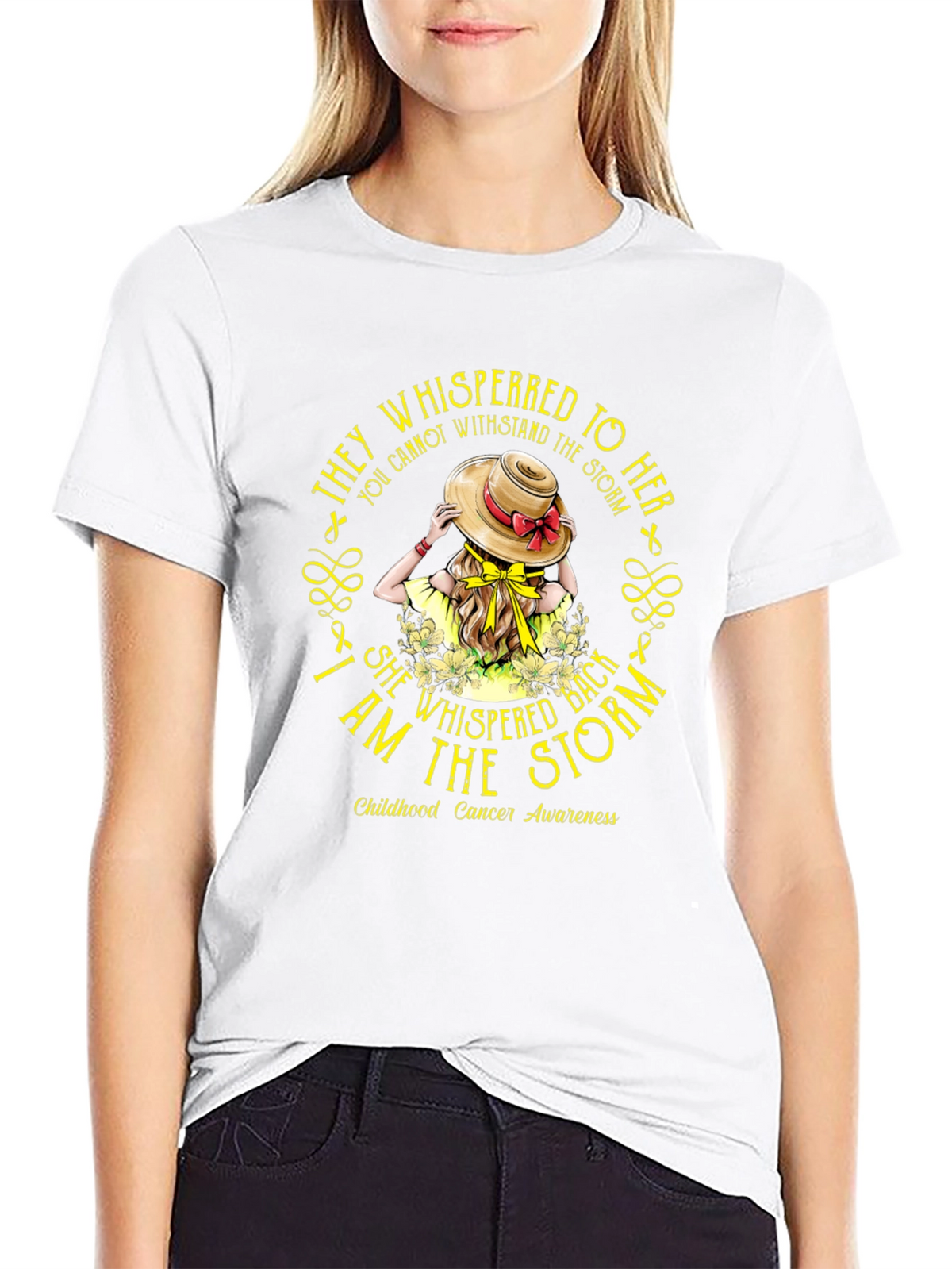 Childhood Cancer Awareness I Am The Storm T-Shirt