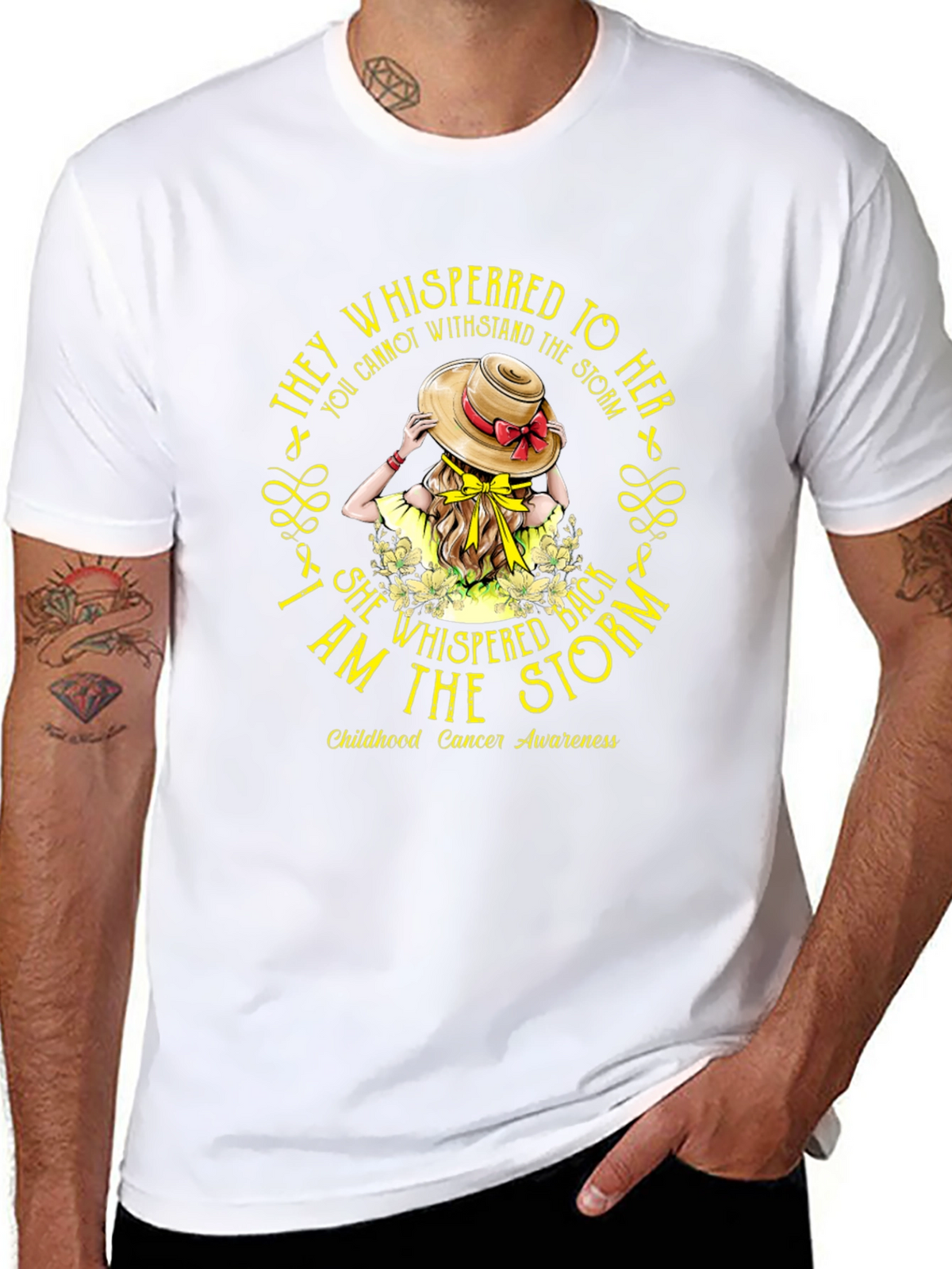 Childhood Cancer Awareness I Am The Storm T-Shirt