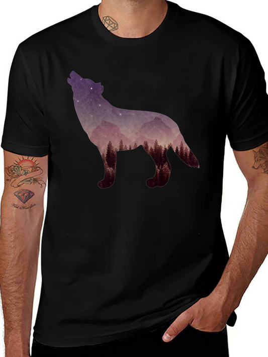 Nature Wolf Silhouette Tee