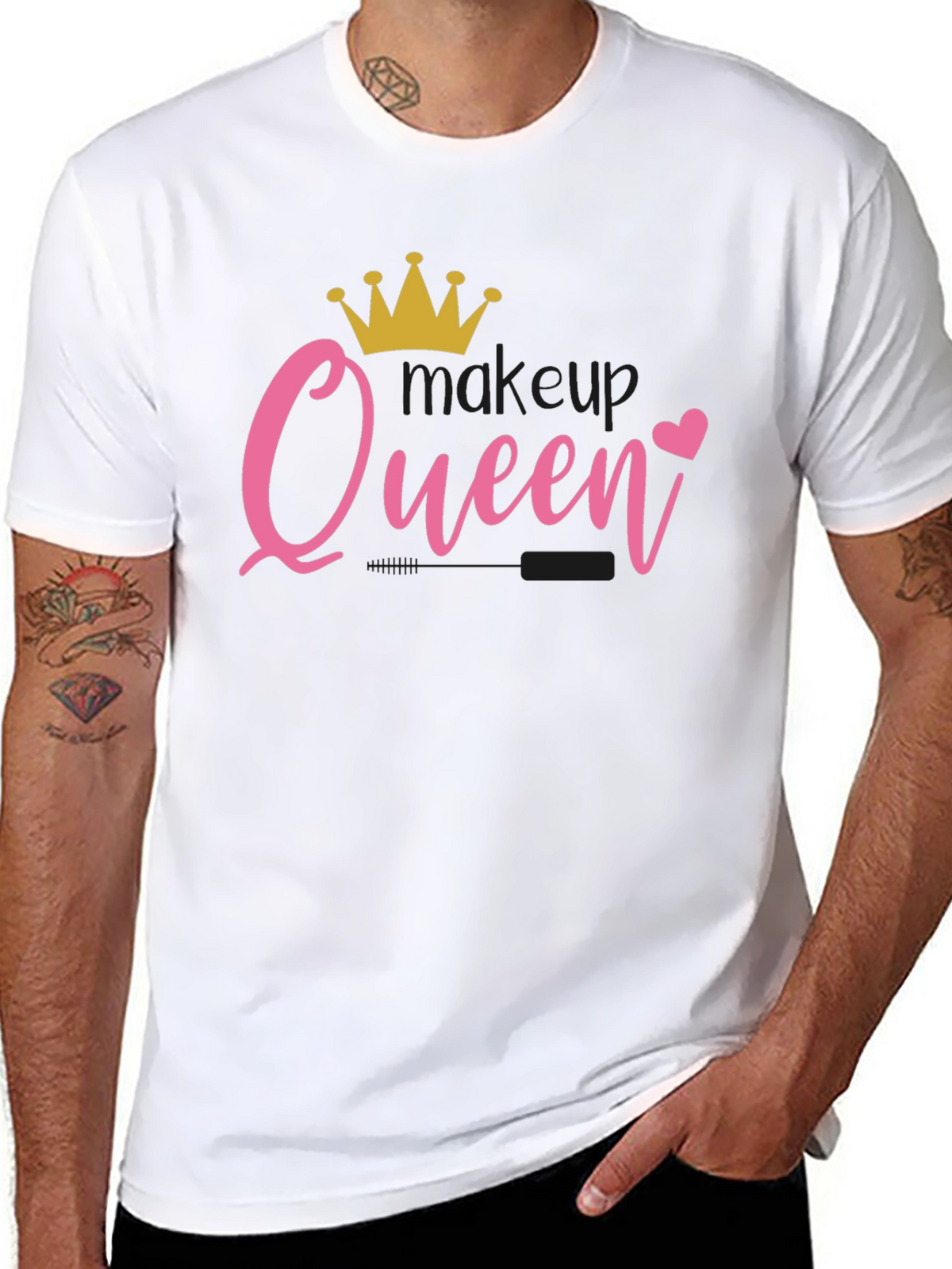Makeup Queen T-Shirt - Black